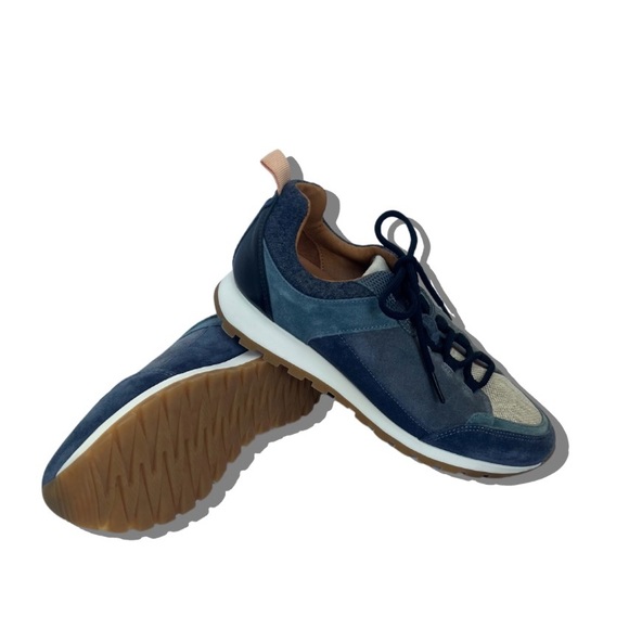 Sezane-Alex Blue multicolored sneakers - Picture 3 of 4